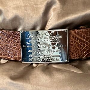 Ralph Lauren Crocodile Embossed Heritage Plaque